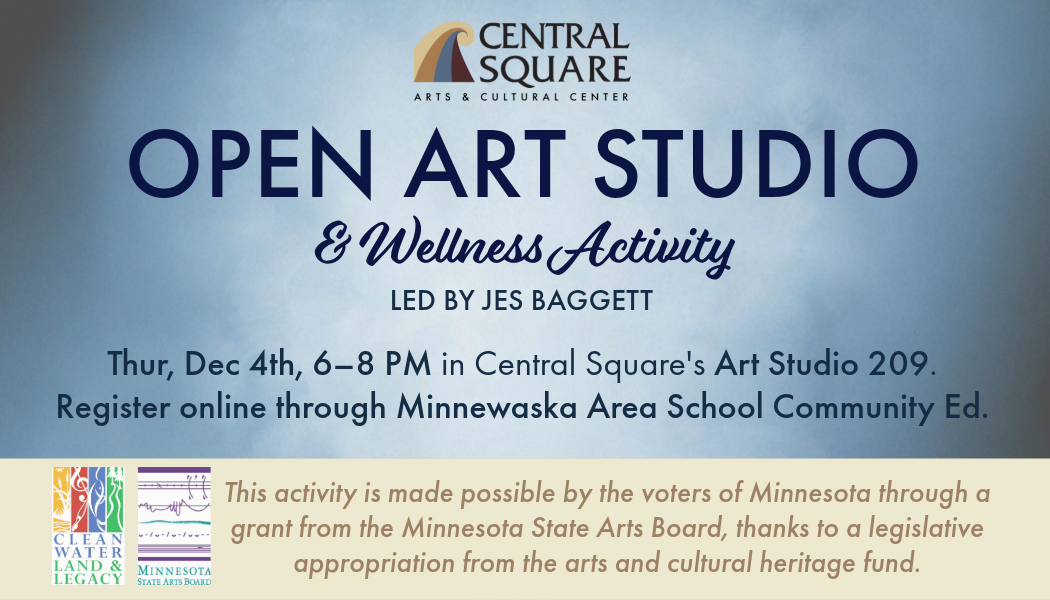 Open Art Studio & Wellness Activity - Central Square Inc.